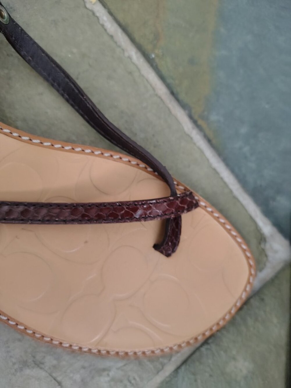 Coach Leather Sandals - Picture 5 of 6